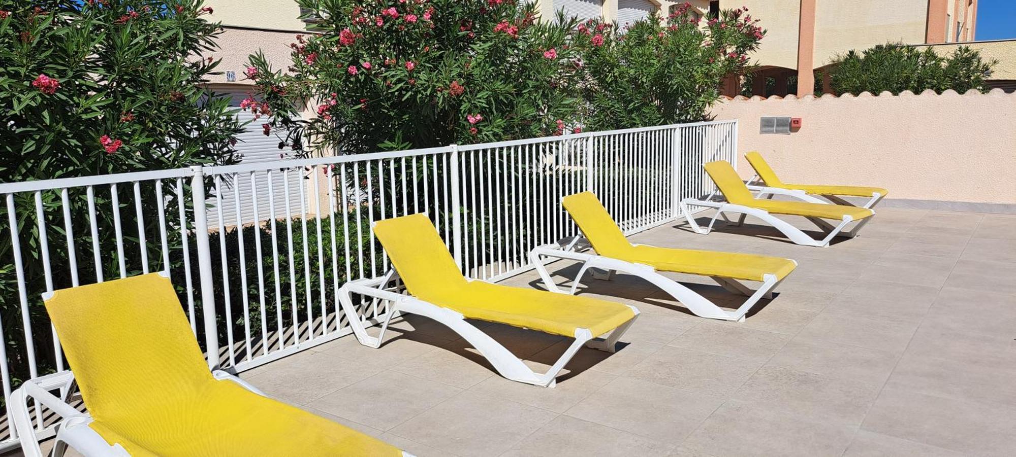 Au Village Coeur De Barcares Studio Vue Mer 3 Couchages Ле Баркарес Экстерьер фото